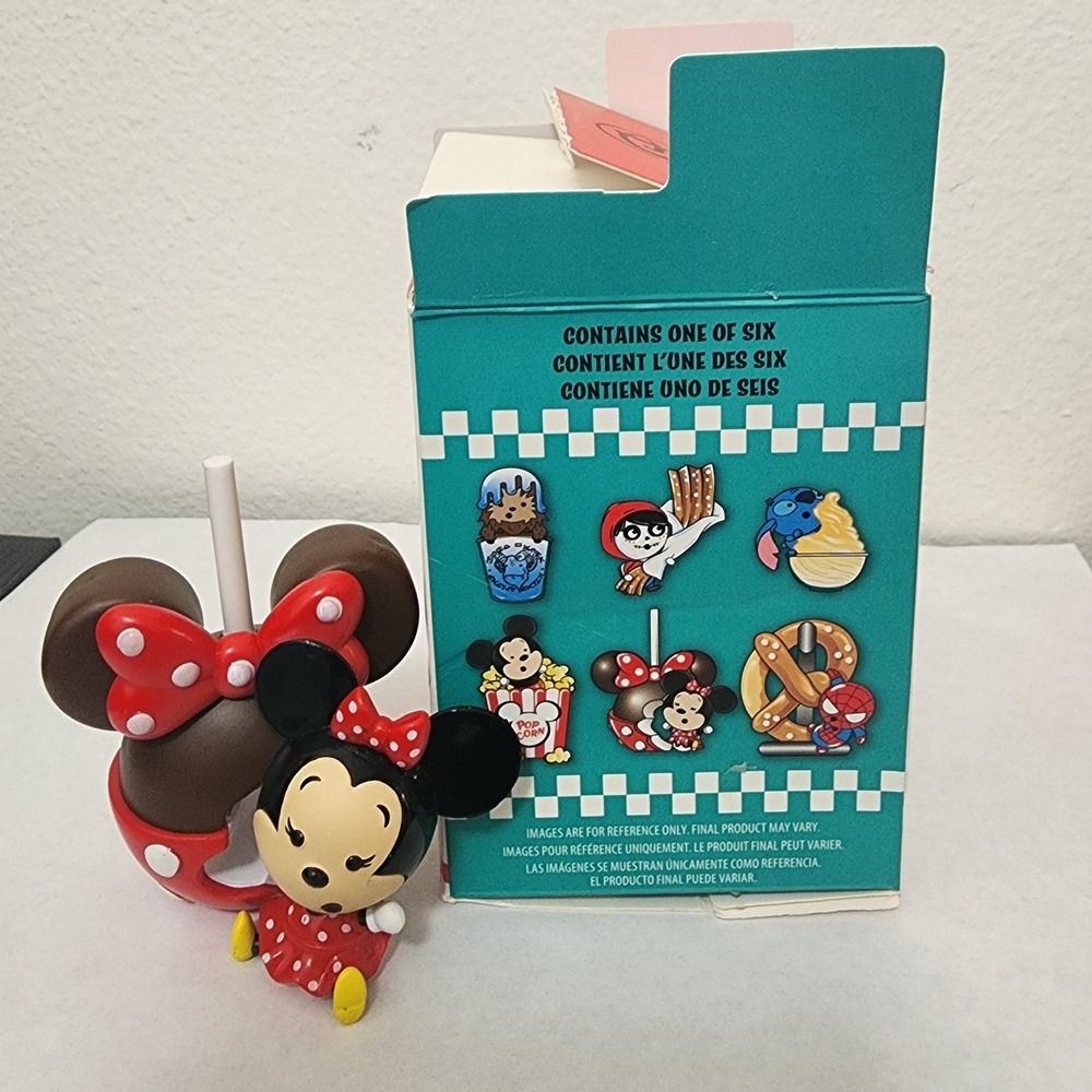 Disney Parks Munchlings Minnie Mouse Candy Apple Mystery Figurine Vinyl Figure